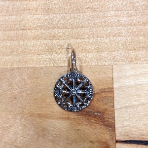 Grace & Heart Charm - .925 Sterling Silver